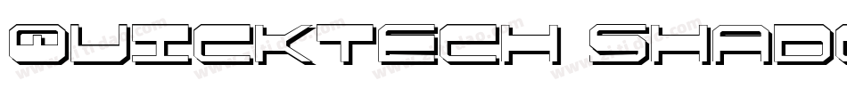 QuickTech Shadow字体转换